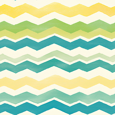 JPG 디자인 예술 컬러 백그라운드 패턴 일러스트 그래픽 장식 초록색 파란색 노란색 줄무늬 질감 색채 지그재그 스타일 국내일러스트 AI일러스트 AI콘텐츠 무늬 파일형식