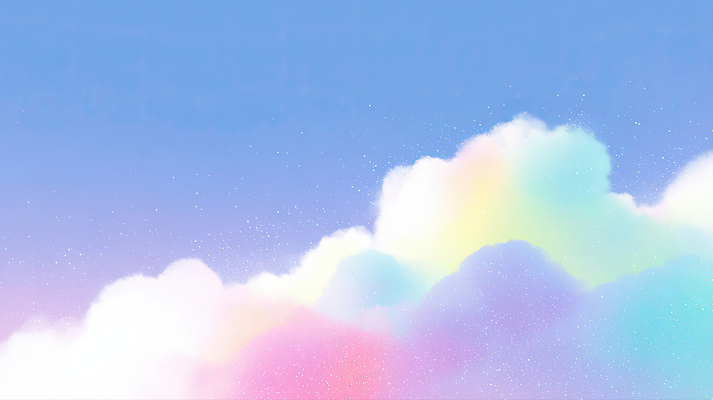 JPG 구름 분홍색 컬러 일러스트 자연 하늘 날씨 풍경 파란색 햇빛 태양 맑음 보라색 대기 분위기 장면 부드러움 파스텔톤 국내일러스트 AI일러스트 AI콘텐츠 자연요소 컨셉 빛 감각 생태계 파일형식