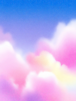 JPG 구름 예술 분홍색 컬러 하늘색 일러스트 자연 하늘 날씨 풍경 일상 파란색 태양 평화 흰색 캔버스 뷰티풀 파스텔톤 국내일러스트 AI일러스트 AI콘텐츠 자연요소 컨셉 라이프 생태계 파일형식