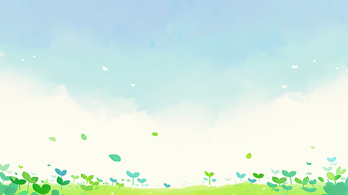 JPG 식물 잎 일러스트 자연 하늘 생명 바람 풍경 초원 일상 초록색 여름 새싹 환경 성장 땅 풍경화 국내일러스트 AI일러스트 AI콘텐츠 자연요소 계절 컬러 날씨 라이프 그림 생태계 파일형식