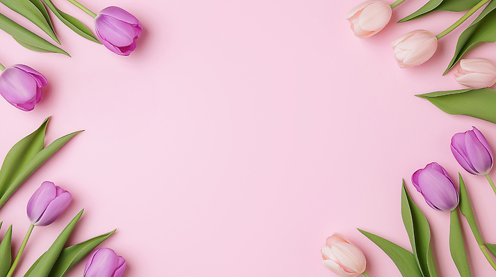 JPG 식물 편집이미지 꽃 화초 분홍색 백그라운드 잎 자연 생명 장식 보라색 봄 튤립 배열 꽃집 편집실사 AI포토 AI콘텐츠 계절 컬러 상점 CG 생태계 파일형식