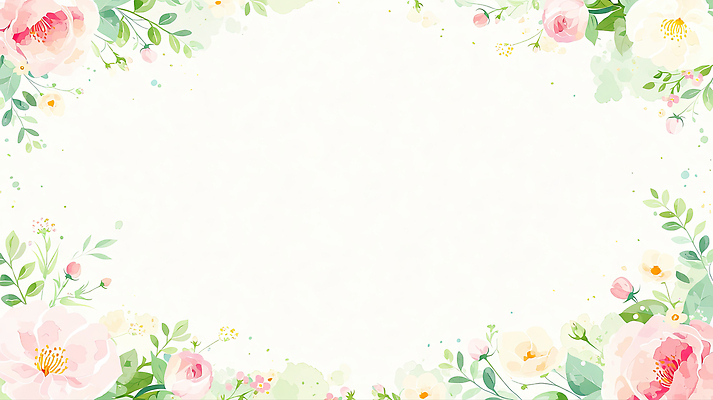 JPG 식물 디자인 꽃 예술 분홍색 컬러 결혼 백그라운드 일러스트 자연 수채화 프레임 그래픽 장식 초록색 여름 조화 창의력 국내일러스트 AI일러스트 AI콘텐츠 계절 이벤트 생태계 파일형식
