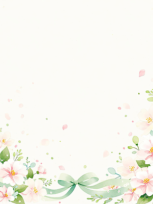 JPG 디자인 꽃 리본 예술 분홍색 결혼 백그라운드 잎 패턴 일러스트 자연 수채화 장식 중앙 부드러움 화사함 드로잉 가벼움 색감 국내일러스트 AI일러스트 AI콘텐츠 식물 컬러 컨셉 무늬 미술 이벤트 감각 무게 생태계 파일형식