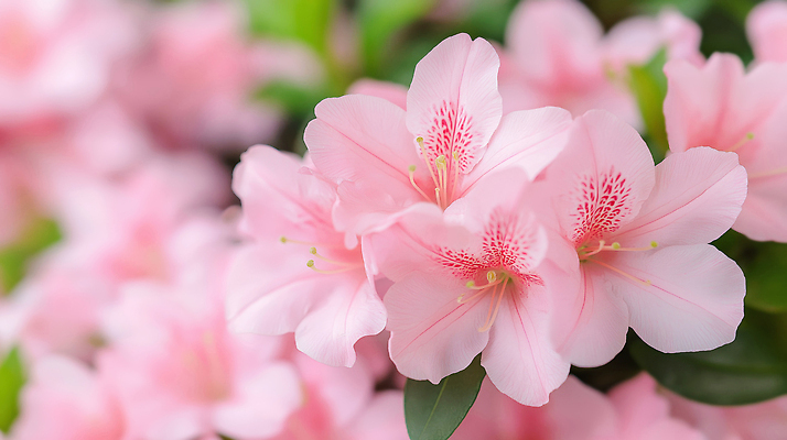 JPG 식물 편집이미지 꽃 분홍색 잎 꽃밭 자연 생명 풍경 정원 봄 성장 진달래 원예 철쭉 뷰티풀 편집실사 AI컴퓨터그래픽 AI콘텐츠 계절 컬러 취미 CG 생태계 파일형식