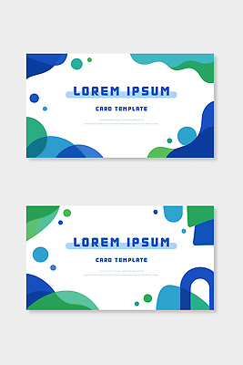 모양 도형 디자인 컬러 백그라운드 패턴 일러스트 텍스트 그래픽 초록색 파란색 세트 디지털 표현 작업 카드 중앙 모던 대칭 창의성 프로젝트 스타일 국내일러스트 AI파일 무늬 파일형식 벡터