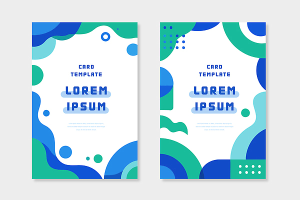 모양 디자인 예술 컬러 백그라운드 곡선 일러스트 형상 그래픽 초록색 파란색 세트 디지털 작업 카드 제조 배열 프레젠테이션 국내일러스트 AI파일 선 파일형식 벡터