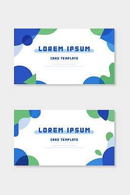 모양 디자인 컬러 백그라운드 패턴 일러스트 비즈니스 그래픽 초록색 파란색 세트 디지털 흰색 원형 카드 프레젠테이션 모던 기하학 인쇄물 국내일러스트 AI파일 도형 무늬 파일형식 벡터