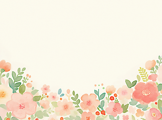 JPG 식물 디자인 꽃 컬러 백그라운드 잎 일러스트 자연 생명 장식 봄 공백 그림 화사함 기하학 뷰티풀 국내일러스트 AI일러스트 AI콘텐츠 계절 컨셉 무늬 생태계 파일형식