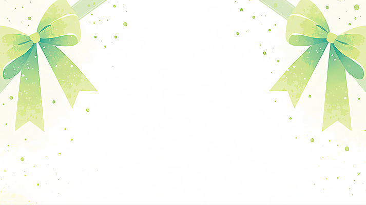 JPG 디자인 리본 예술 컬러 백그라운드 컨셉 패턴 일러스트 수채화 프레임 그래픽 장식 초록색 표현 점 화려 만들기 단순화된 스타일 국내일러스트 AI일러스트 AI콘텐츠 무늬 모션 파일형식