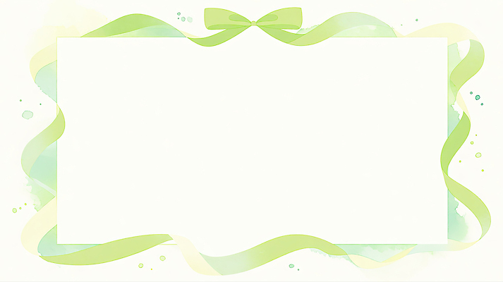 JPG 디자인 리본 백그라운드 일러스트 수채화 프레임 미술 그래픽 장식 초록색 물감 공간 표현 창의성 창작 콘텐츠 스타일 추가 사용자 비어있는 국내일러스트 AI일러스트 AI콘텐츠 컬러 문화예술 미술도구 파일형식