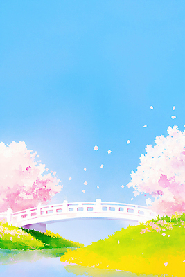 JPG 나무 공원 꽃잎 꽃 여행 일러스트 자연 하늘 풍경 잔디 강 소풍 일본 고요 봄 벚꽃 흰색 색감 국내일러스트 AI일러스트 AI콘텐츠 식물 계절 공공시설 아시아 컬러 야외활동 생태계 파일형식