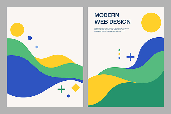 모양 도형 템플릿 표지디자인 표지 포스터 컬러 백그라운드 곡선 북커버 비즈니스 그래픽 초록색 파란색 노란색 배열 모던 단순화된 웹디자인 이미지템플릿 AI파일 선 파일형식 벡터