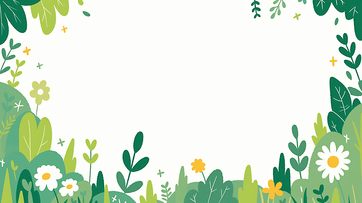 JPG 모양 식물 디자인 꽃 컬러 백그라운드 잎 일러스트 자연 생명 프레임 장식 초록색 환경 정원 봄 공간 크기 원예 카피스페이스 국내일러스트 계절 취미 공백 생태계 파일형식