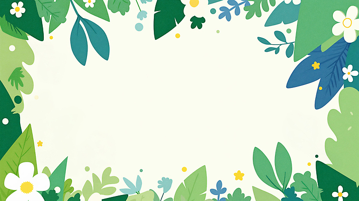 JPG 식물 디자인 사계절 꽃잎 꽃 예술 컬러 백그라운드 잎 일러스트 자연 프레임 그래픽 장식 초록색 디지털 봄 테마 카피스페이스 국내일러스트 AI일러스트 AI콘텐츠 계절 공백 생태계 파일형식