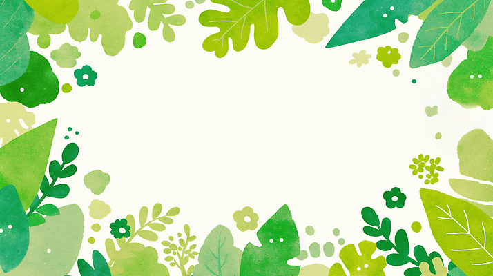 JPG 식물 디자인 꽃 화초 컬러 백그라운드 잎 일러스트 자연 프레임 풍경 그래픽 장식 초록색 여름 환경 봄 그림 식물원 심플 카피스페이스 국내일러스트 AI일러스트 AI콘텐츠 계절 공백 생태계 파일형식