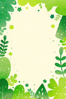 JPG 식물 디자인 예술 컬러 백그라운드 잎 패턴 일러스트 도안 자연 생명 수채화 프레임 장식 초록색 환경 봄 감각 디자인소스 상상력 카피스페이스 국내일러스트 AI일러스트 AI콘텐츠 계절 무늬 공백 생태계 파일형식 편집소스