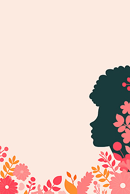 JPG 모양 디자인 여자 꽃 실루엣 예술 분홍색 컬러 백그라운드 일러스트 자연 나뭇잎 그래픽 장식 원형 모던 두상 뷰티풀 세계여성의날 창의성 스타일 국내일러스트 AI일러스트 AI콘텐츠 도형 식물 기념일 잎 촬영기법 사람 머리 생태계 파일형식