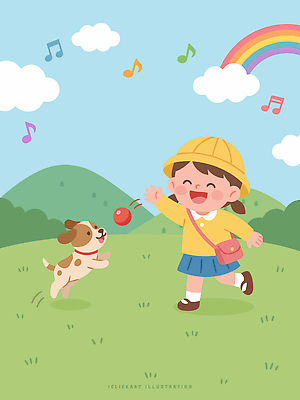 공원 어린이 음악 컬러 음표 일러스트 공 모션 자연 놀이 하늘 바람 웃음 소녀 초원 친구 장난감 유치원 유치원생 강아지 유치원생라이프 즐거움 놀기 국내일러스트 AI파일 자연요소 라이프스타일 기호 공공시설 여자 교육 감정 관계 날씨 문화예술 표정 사람 반려동물 개 생태계 파일형식 벡터
