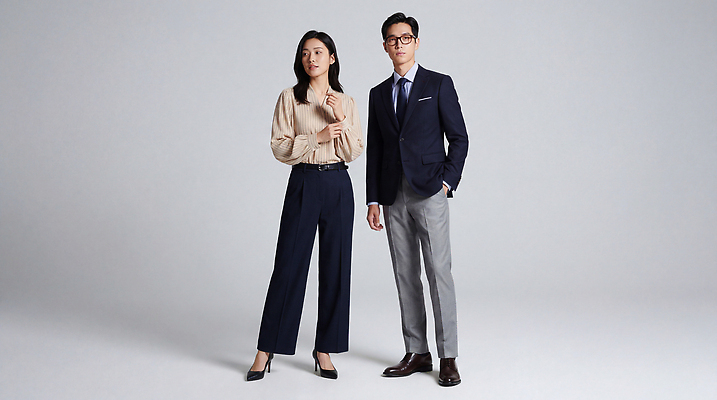 JPG 모델 편집이미지 옷 여자 패션 남자 포즈 상의 비즈니스 하의 스튜디오 직장 정장 촬영 비즈니스맨 비즈니스우먼 길이 의료성형뷰티 스타일 편집실사 AI인물포토 AI콘텐츠 회사 사람 직장인 CG 파일형식 AI포토