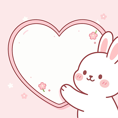 동물 캐릭터 디자인 기념일 꽃 행복 어린이 분홍색 백그라운드 일러스트 프레임 사랑 파티 귀여움 하트 표현 토끼 생일 그리기 국내일러스트 AI파일 모양 식물 감정 컬러 컨셉 포유류 모션 사람 이벤트 반려동물 파일형식 벡터