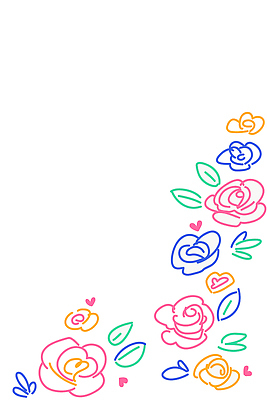 디자인 꽃잎 꽃 예술 선 컬러 백그라운드 잎 패턴 라인일러스트 일러스트 자연 생명 프레임 사랑 장식 장미 하트 그림 장면 뷰티풀 국내일러스트 AI파일 모양 식물 감정 무늬 생태계 파일형식 벡터