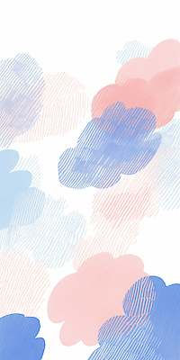 JPG 모양 구름 디자인 선 분홍색 컬러 하늘색 백그라운드 패턴 일러스트 추상 그래픽 파란색 표현 윤곽 부드러움 겹침 조화 비율 색채 국내일러스트 AI일러스트 AI콘텐츠 자연요소 무늬 감각 파일형식
