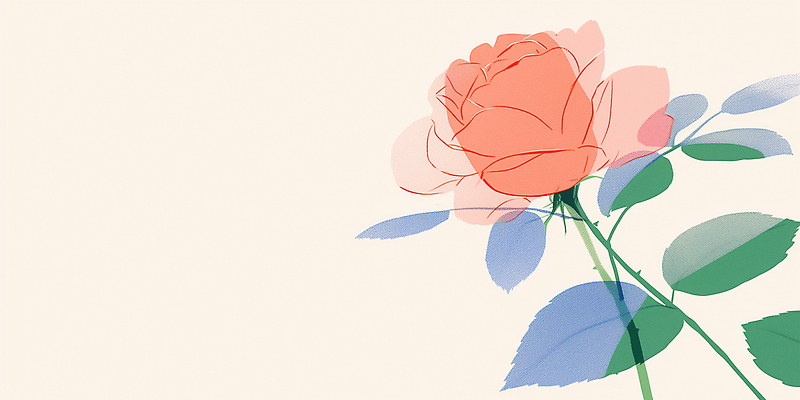 JPG 식물 디자인 꽃 예술 줄기 백그라운드 잎 일러스트 자연 추상 그래픽 장미 그림 부드러움 단순화된 대칭 뷰티풀 색감 색채 국내일러스트 AI일러스트 AI콘텐츠 무늬 감각 생태계 파일형식