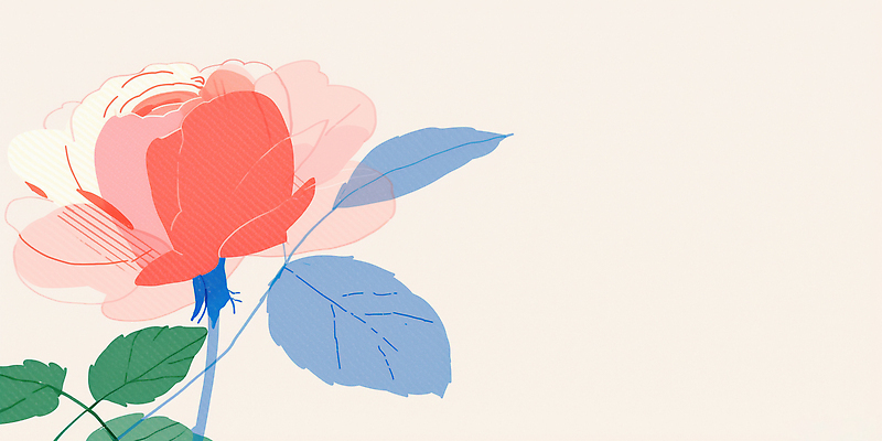 JPG 모양 식물 디자인 꽃 예술 컬러 백그라운드 잎 일러스트 자연 따뜻함 그래픽 장식 장미 그림 부드러움 조화 뷰티풀 창작 스타일 국내일러스트 AI일러스트 AI콘텐츠 감각 생태계 파일형식