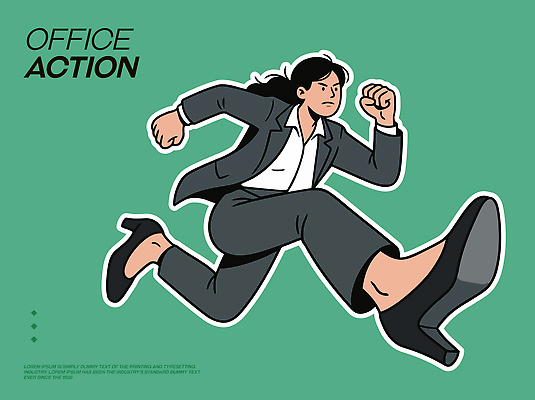 여자 선 포즈 신발 일러스트 비즈니스 모션 발 아침 직장 사람 정장 사무실 달리기 에너지 긴급 작업 비즈니스우먼 집중 순간 국내일러스트 AI파일 주간 옷 컨셉 회사 신체부위 직장인 파일형식 벡터