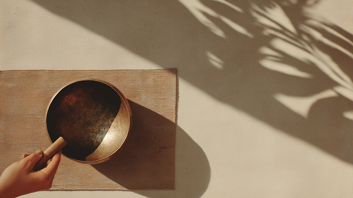 JPG 편집이미지 그릇 손 예술 악기 음악 벽 연주 자연 타악기 그림자 일상 소리 고요 공간 집중 의료성형뷰티 싱잉볼 편집실사 AI인물포토 AI콘텐츠 식기 컨셉 문화예술 라이프 신체부위 불교용품 CG 생태계 파일형식 AI포토