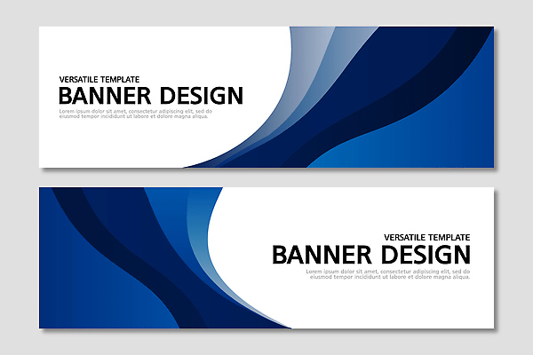 템플릿 디자인 배너 배너템플릿 가로배너 컬러 곡선 추상 그래픽 홈페이지 디지털 현수막 알림 언론 예시 인터페이스 스타일 배너세트 AI파일 선 무늬 가로 세트 파일형식 벡터