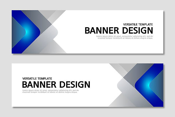 템플릿 디자인 배너 배너템플릿 가로배너 비즈니스 추상 그래픽 파란색 홈페이지 견본 회색 현수막 알림 마케팅 배너세트 프로모션 AI파일 컬러 무늬 이벤트 가로 세트 파일형식 벡터