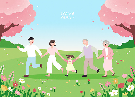 나무 공원 꽃 행복 어린이 일러스트 노래 가족 모션 자연 함께함 웃음 일상 햇빛 소풍 걷기 손잡기 봄 벚꽃 벚나무 즐거움 국내일러스트 AI파일 식물 계절 공공시설 감정 음악 컨셉 관계 표정 사람 라이프 태양 야외활동 생태계 파일형식 벡터
