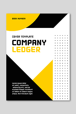 도형 템플릿 표지디자인 디자인 표지 북커버 회사 비즈니스 추상 그래픽 노트북 노란색 검은색 자료 커버 점 서식 문서 이미지템플릿 AI파일 컬러 무늬 전자제품 파일형식 벡터