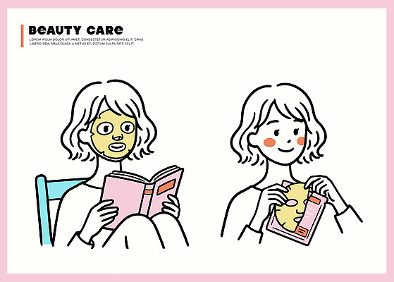 여자 얼굴 의자 일러스트 모션 휴식 표정 일상 책 뷰티 봄 화장품 시간 읽기 즐거움 피부관리 팩 소설_책 국내일러스트 AI파일 계절 감정 가구 컨셉 사람 라이프 신체부위 문학 파일형식 벡터