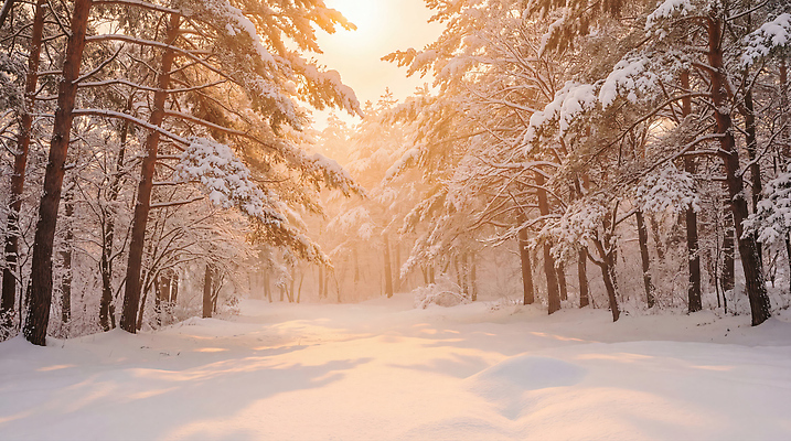 JPG 나무 편집이미지 길 겨울 자연 아침 바람 눈꽃 풍경 햇빛 일출 산책 눈 숲 조용 기온 쌓인눈 편집실사 AI포토 AI콘텐츠 주간 자연요소 식물 계절 날씨 휴식 눈_날씨 태양 노을 CG 생태계 파일형식