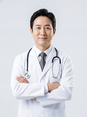 JPG 편집이미지 직업 남자 유니폼 의학 청진기 건강 병원 웃음 치료 팔짱 진료 환자 의사 전문 의료성형뷰티 편집실사 AI인물포토 AI콘텐츠 옷 의료기기 모션 표정 사람 의료진 CG 파일형식 AI포토