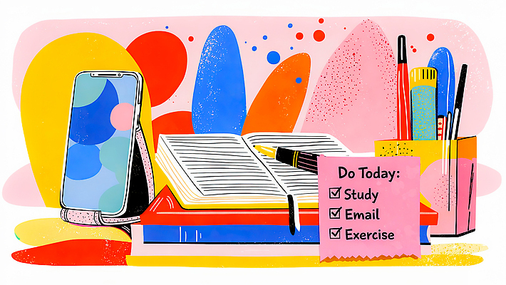 JPG 일러스트 문구용품 주택 일상 학습 사무실 운동 공책 도구 기록 작업 이메일 계획 전화기 책상 준비 일과 체크리스트 국내일러스트 AI일러스트 AI콘텐츠 교육 가구 컨셉 비즈니스 건강 건물 라이프 오브젝트 파일형식