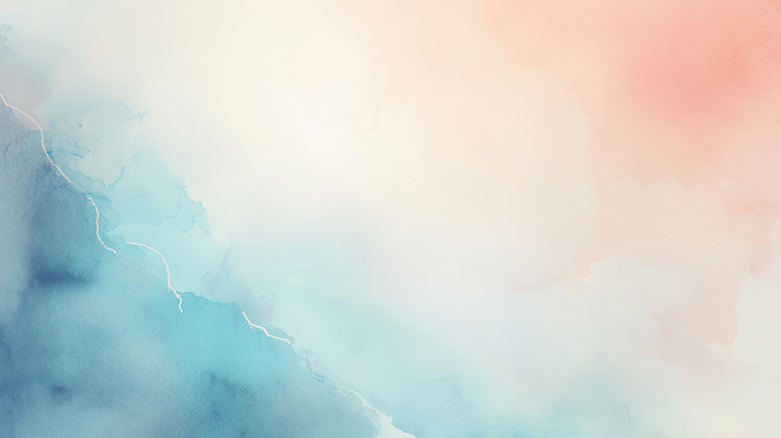 JPG 디자인 예술 분홍색 컬러 백그라운드 일러스트 수채화 파란색 물감 그리기 그림 번짐 부드러움 국내일러스트 AI일러스트 AI콘텐츠 모션 미술도구 감각 파일형식 효과