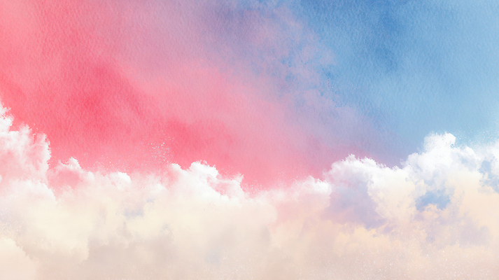 JPG 예술 컬러 백그라운드 일러스트 자연 하늘 수채화 풍경 빨간색 파란색 일몰 변화 저녁 그림 번짐 뷰티풀 국내일러스트 AI일러스트 AI콘텐츠 컨셉 노을 야간 생태계 파일형식 효과