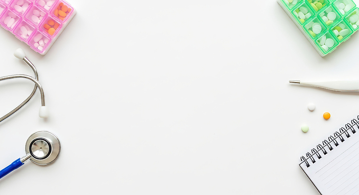 JPG 편집이미지 종이 컬러 의학 청진기 프레임 건강 치료 상자 약 펜 도구 기록 배열 정리 편집실사 AI포토 AI콘텐츠 의료기기 필기구 CG 파일형식