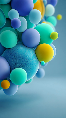 JPG 모양 편집이미지 디자인 예술 컬러 백그라운드 그래픽백그라운드 추상 그래픽 컬러풀 공간 원형 배열 입체 오브젝트 조화 이미지편집 AI컴퓨터그래픽 AI콘텐츠 도형 무늬 파일형식