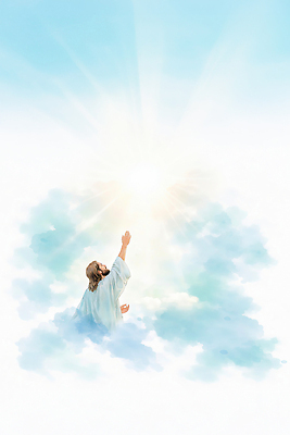 JPG 손 기독교 종교 상징 일러스트 하늘 빛 평화 희망 기도 예수 영혼 장면 숭배 영감 국내일러스트 AI일러스트 AI콘텐츠 감정 컨셉 신체부위 신_종교 파일형식