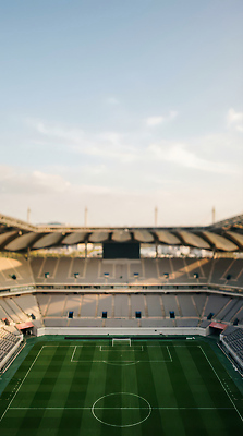 JPG 편집이미지 스포츠 하늘 협력 운동선수 경기 잔디 친구 축구 스타디움 경기장 대기 군중 축구장 조용 관람 빈자리 편집실사 AI컴퓨터그래픽 AI콘텐츠 식물 스포츠시설 관계 사람 구기 CG 파일형식