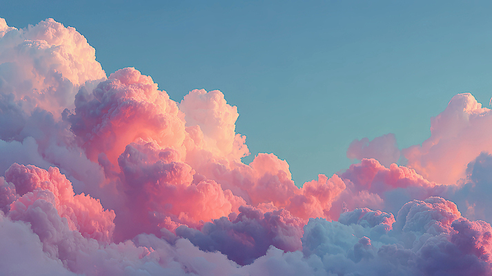 JPG 모양 구름 편집이미지 컬러 자연 하늘 날씨 풍경 공중 빛 대기 변화 저녁 장면 편집실사 AI컴퓨터그래픽 AI콘텐츠 자연요소 컨셉 밤 야간 CG 생태계 파일형식