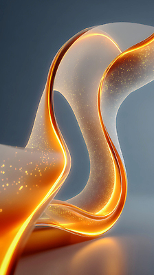 JPG 모양 편집이미지 디자인 예술 백그라운드 곡선 모션 장식 빛 주황색 공간 흐름 투명 감각 모던 웨이브 스타일 이미지편집 AI컴퓨터그래픽 AI콘텐츠 선 컬러 컨셉 파일형식