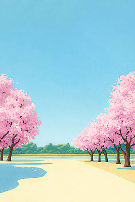 JPG 나무 공원 꽃 길 일러스트 자연 하늘 사람 풍경 잔디 일상 물 소풍 걷기 자전거 봄 산책 벚꽃 즐거움 꽃길 국내일러스트 AI일러스트 AI콘텐츠 자연요소 식물 계절 공공시설 감정 모션 휴식 라이프 야외활동 바이크 생태계 파일형식