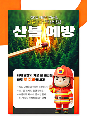 PSD 나무 편집이미지 캐릭터 자연 불꽃 경고 안전 환경 숲 소방관 소방 예방 화재 조심 산불 이미지편집 식물 불 구조원 사건 생태계 파일형식
