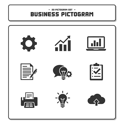 일러스트 비즈니스 통계 그래프 아이디어 노트북 기록 계획 분석 문서 전략 기어 클라우드서비스 업로드 체크리스트 국내일러스트 AI파일 컨셉 전자제품 서비스 파일형식 벡터