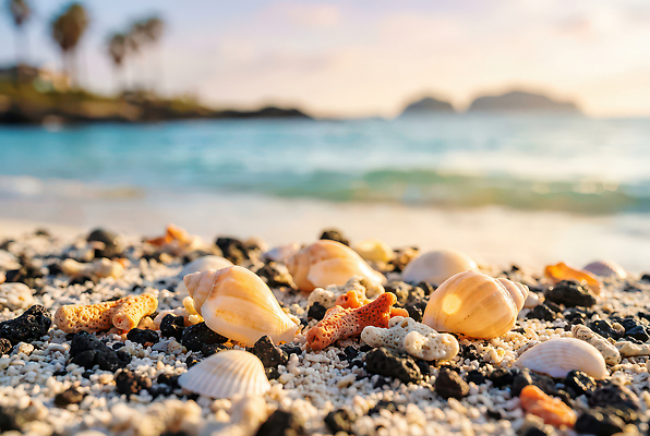 JPG 편집이미지 파도 바다 섬 여행 자연 바람 조개 해변 모래사장 수중동물 일몰 산호 편집실사 AI포토 AI콘텐츠 자연요소 동물 날씨 어패류 노을 자포동물 CG 생태계 파일형식